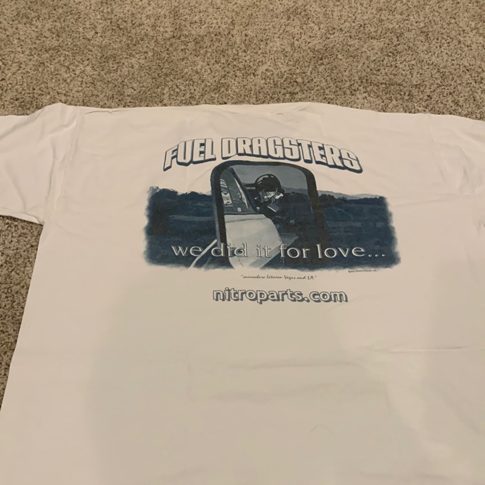 Vintage fuel dragster shirt